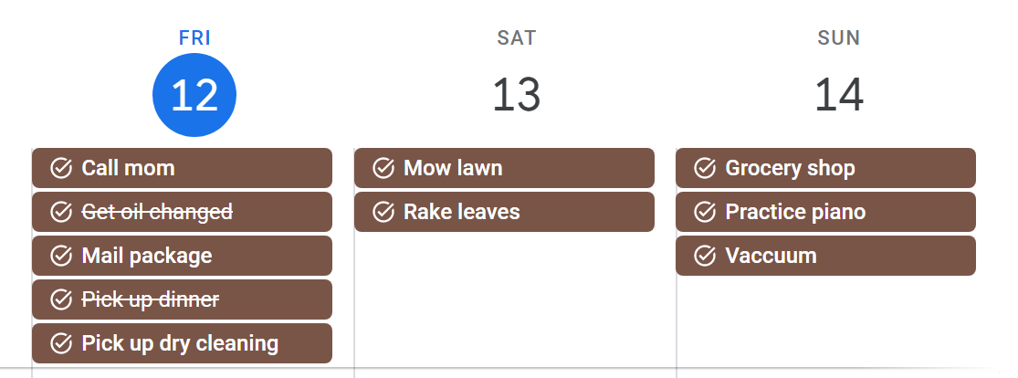 Bulk Edit Calendar Events Use Cases
